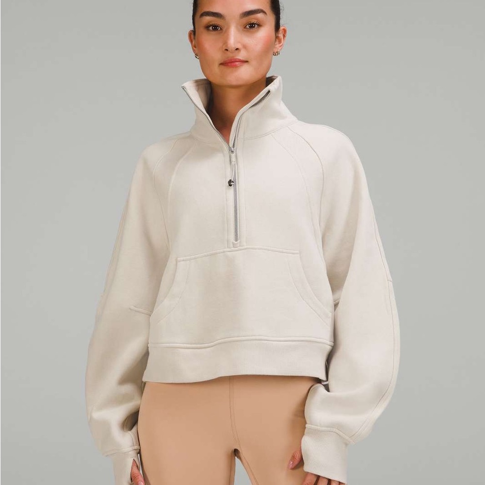 Lululemon scuba hoodie natural ivory M/L